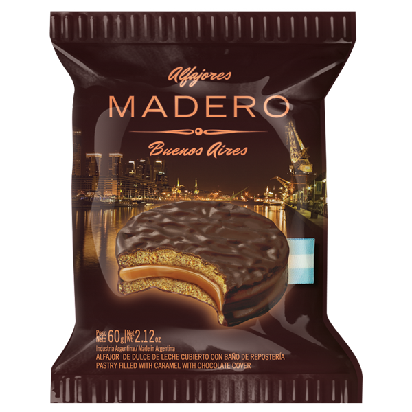 ALFAJOR MADERO A GRANEL X 24 UNIDADES